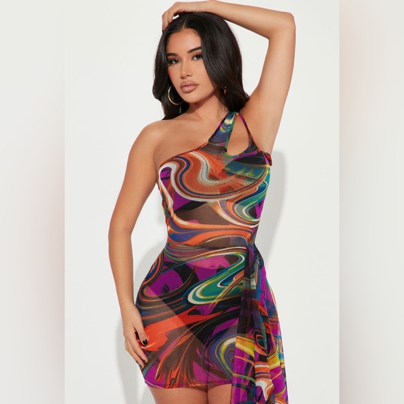 Mesh Mini Dress - Picture 2 of 3